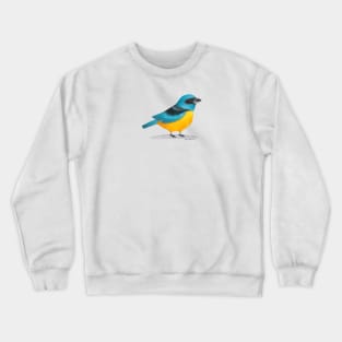 Blue and Yellow Tanager Crewneck Sweatshirt